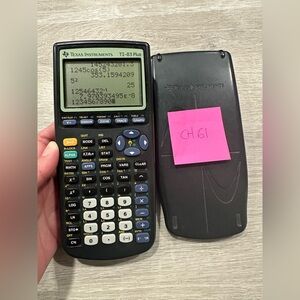 CH61 Texas Instruments TI-83 TI 83 Plus Graphing Calculator